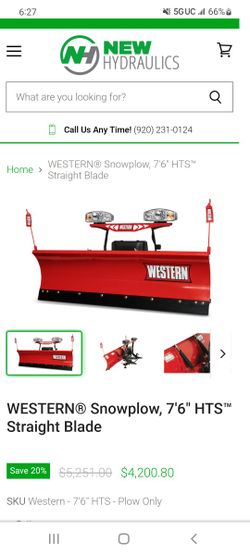 Western Ultramount Snowplow HTS 7'6