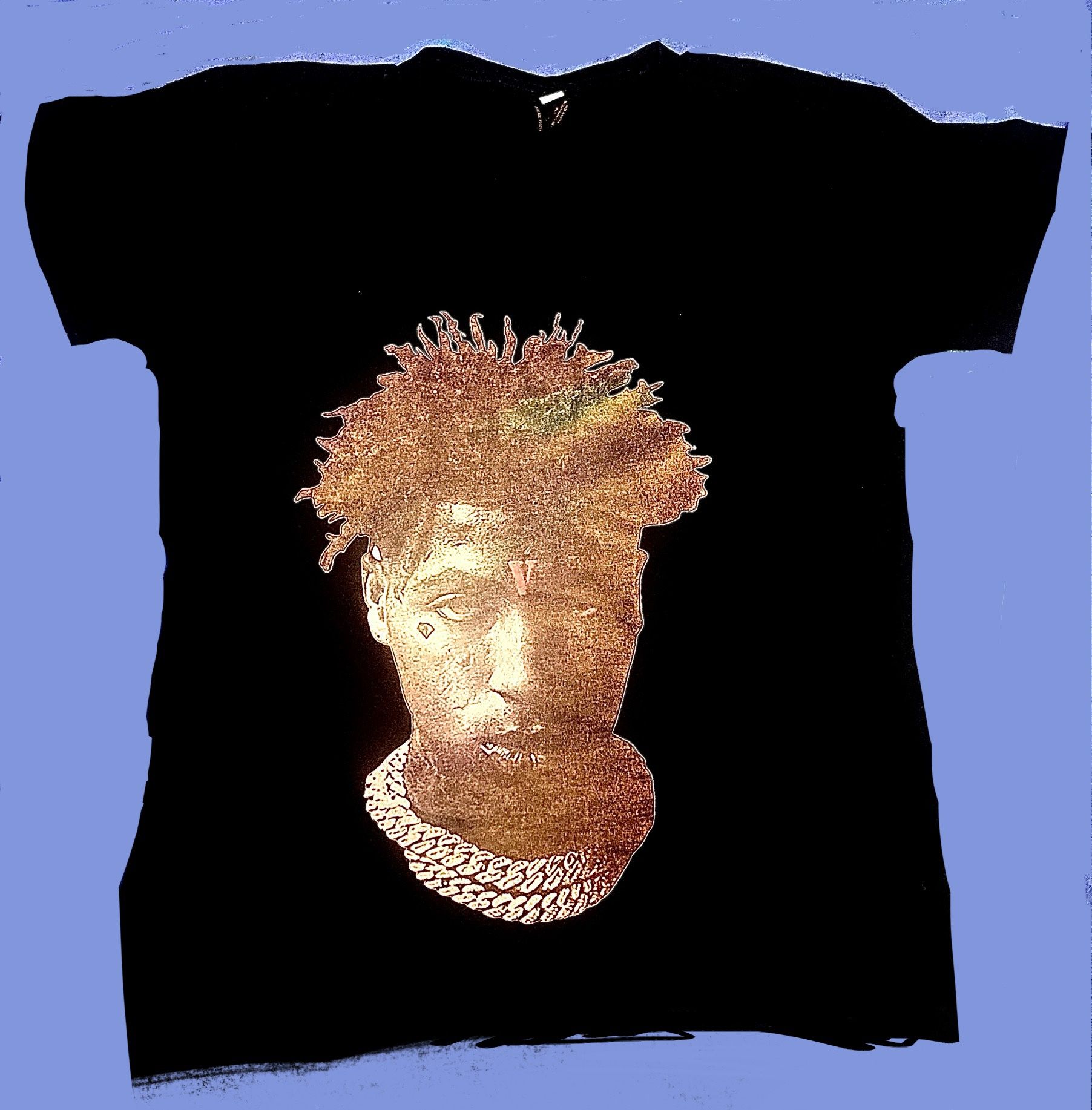 Vlone T-shirt With NBA Youngboy Face On The Front