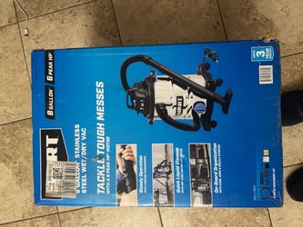 HART 8-Gallon Stainless Steel Wet/Dry Vac