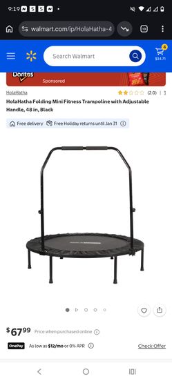 Fitness trampoline