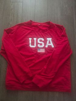 USA Long Sleeve XL Pull Over Shirt
