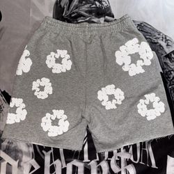Denim Tear Cotton Wreath Shorts 