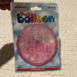 $1 It’s A Girl Balloon Baby Shower