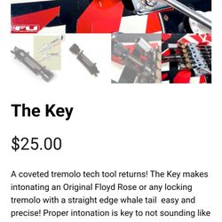 The Key Floyd Rose Intonation Tool 