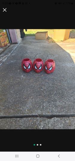 Spider-Man Halloween Trick or Treat Buckets