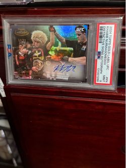 KHABIB NURMAGOMEDOV 2024 TOPPS GOLD LABEL UFC DISTINCTIVE AUTOGRAPH /99