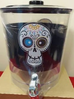Halloween Dia De Los Muertos Beverage Dispenser 