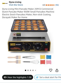 Mini pancake maker