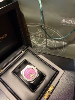 Audemars Piguet Royal Oak purple dial black rubber strap