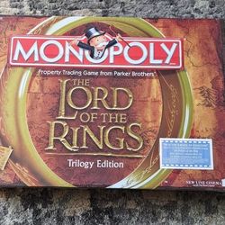 Monopoly The Lord of the Rings Trilogy Edition (2003) Brand New Factory Sealed!