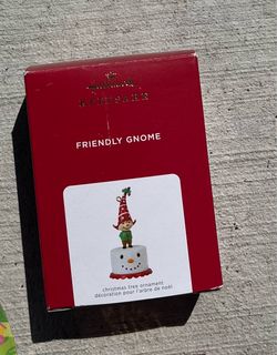 Hallmark Keepsake Friendly Gnome Christmas Ornament 2021