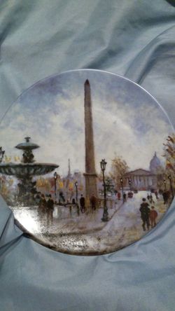 Collector plate from Paris