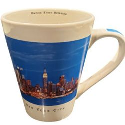 Vintage New York city Empire state building coffee mug