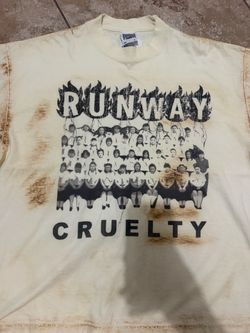 Runway Cruelty Oversized Tee