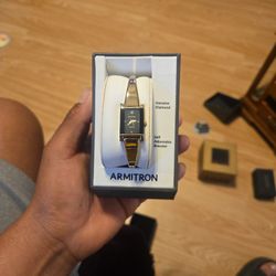 Armitron Women's Diamond-Accented Bangle Watch#3