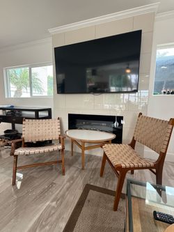 Full furniture set chairs and bed frame