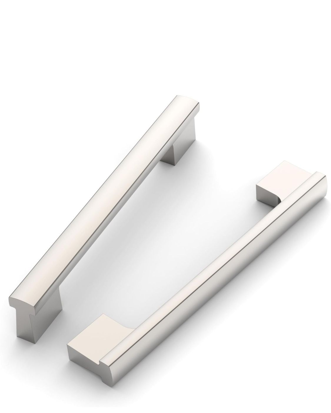 6 Pack 5 Inch(128mm) Cabinet Pull Brushed Satin Nickel Cabinets Handles