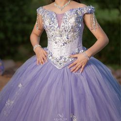 Lilac Quinceañera Dress
