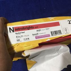 Astrobrights Printer Paper, 8.5" x 11", 500 ct - Rocket Red