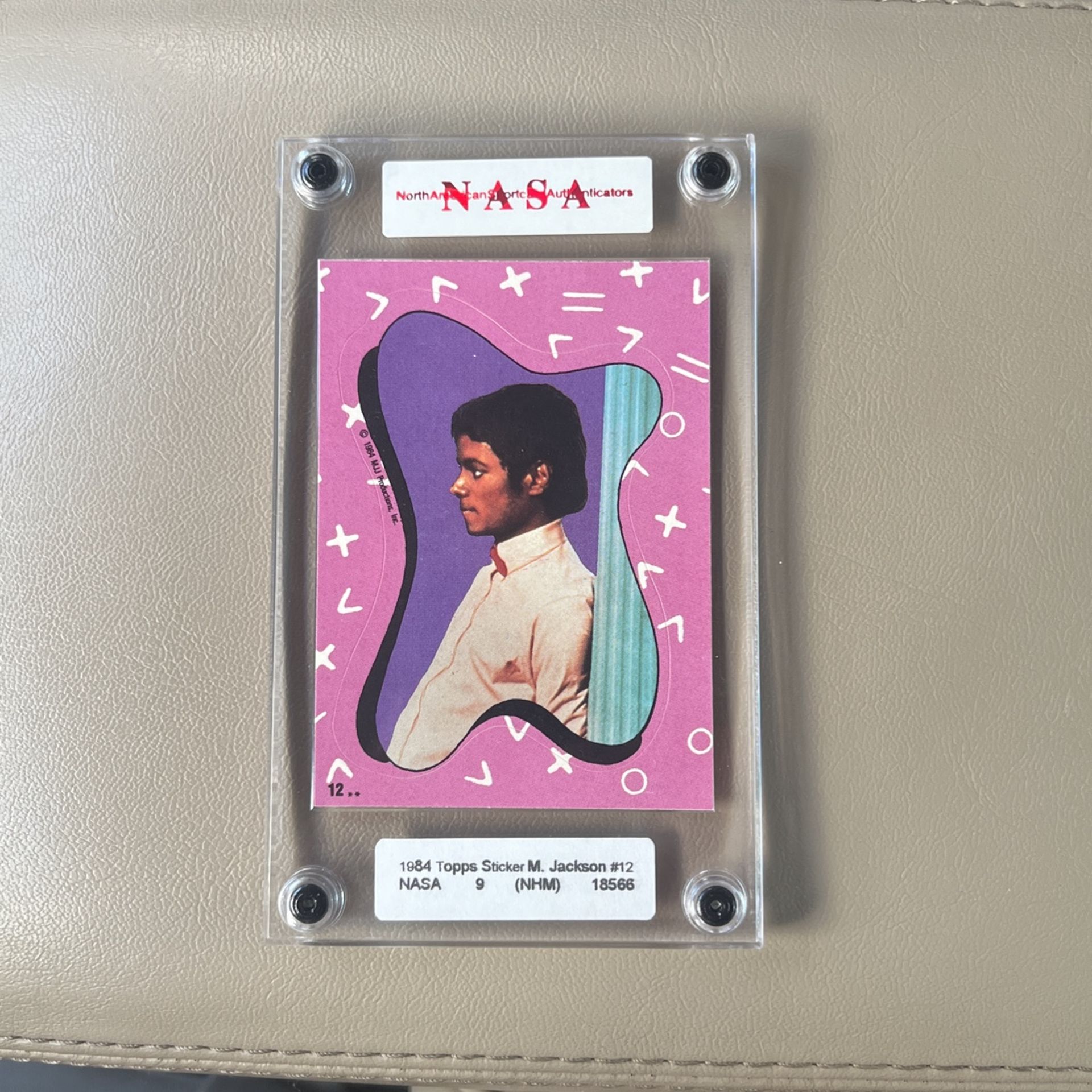 Micheal Jackson PSA 9 Topps Card