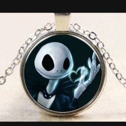 Nightmare Before Christmas Tibetan Silver Necklace 