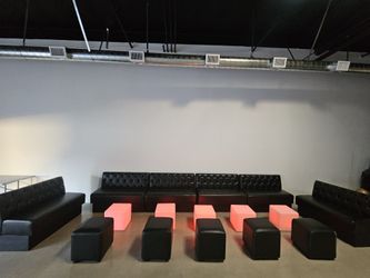 Black Lounge Sofas Furniture For Weddings Quinceañera