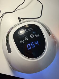 LadyMisty 268W UV LED Nail Lamp, 2026 Upgrade UV Light for Gel Nails with 57 Beads, Nail Dryer with 4 Timer Setting & LCD Touch Display, Professional 