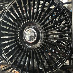 22s gloss black wheels tires 5x115/120