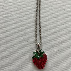 Cookie Lee Strawberry Necklace