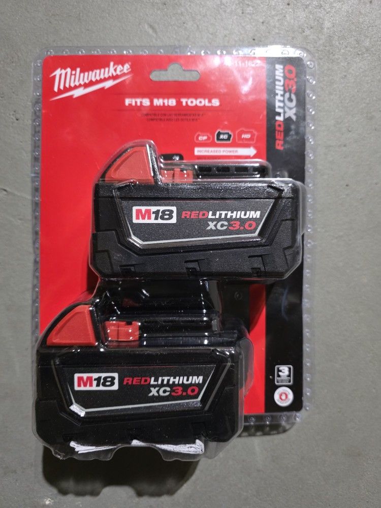 Milwaukee M18 Batteries 3.0