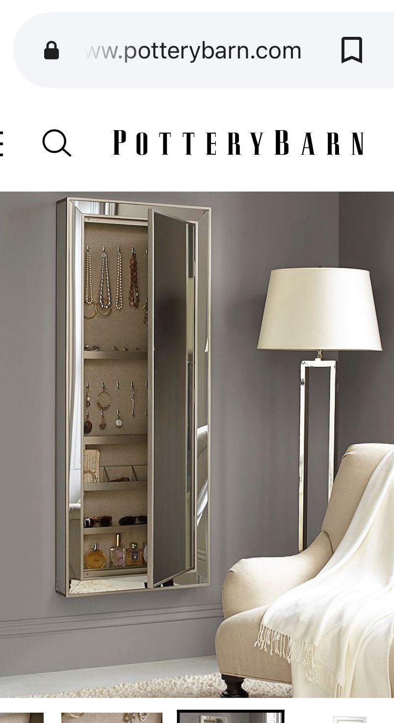 Park Mirrored Jewelry Closet