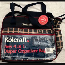Diaper Bag Kolcraft 4 In 1 Organizer New 