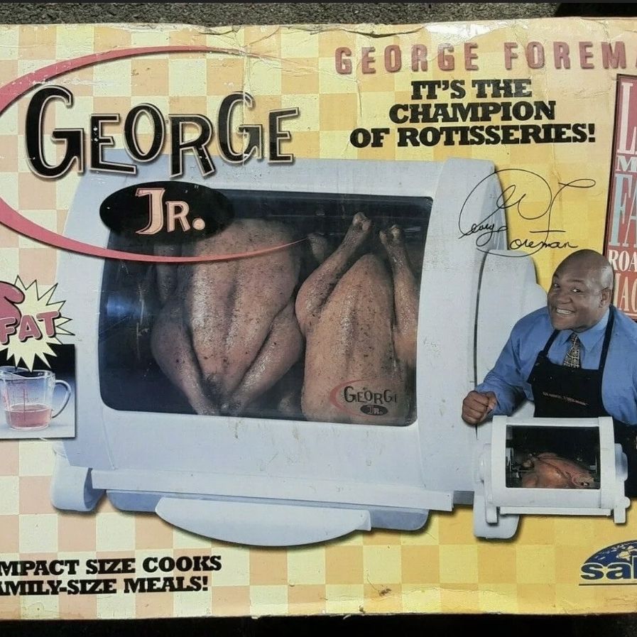 George Foreman Jr Rotisserie Grill
