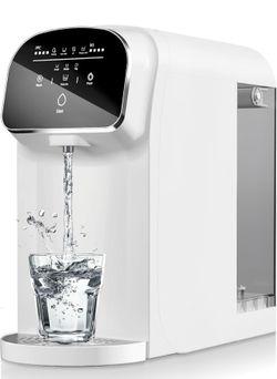 Aigerri UV Countertop Reverse Osmosis Water Filter, NSF/ANSI 372 Certified, 5-Stage RO Filtration System, 5: 1 Pure to Drain, No Installation, Portabl