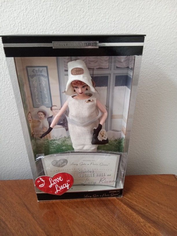 Lucy Gets A Paris Gown Barbie Doll