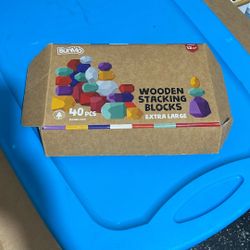 Wood Stacking Blocks, Used. $7