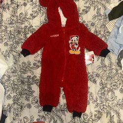 Brand New Baby Mickey Mouse Onesie 
