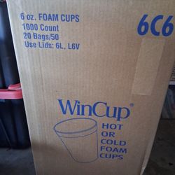 6oz Foam Cups 