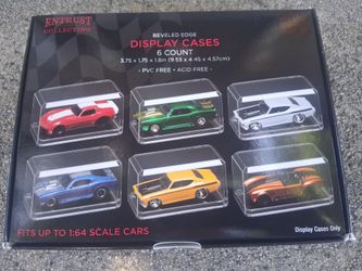Hot Wheels 🔥 🌶 display cases6 count, Entrust collecting