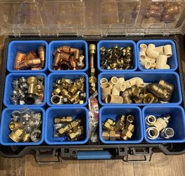 Hart Storage with assorted plumbing fittings