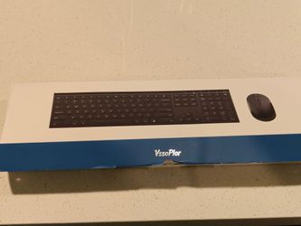 Windows compatible wireless rechargeable keyboard and mouse