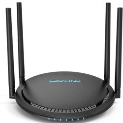 WiFi Router AC1200, WAVLINK Smart Router Dual Band 5Ghz+2.4Ghz, Wireless Internet