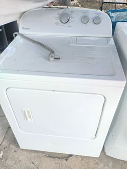Whirlpool dryer,front load white