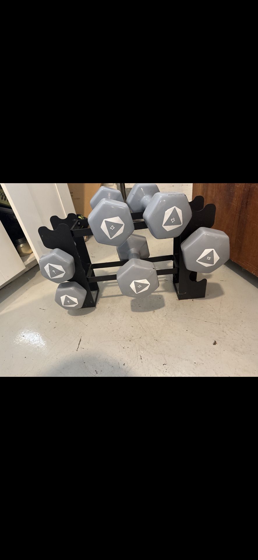 Dumbbells And Stand