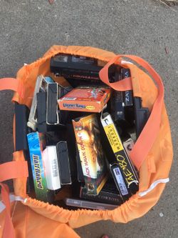 Tons of VHS. I had a nice collection. Now Im all DVD. $1 each.