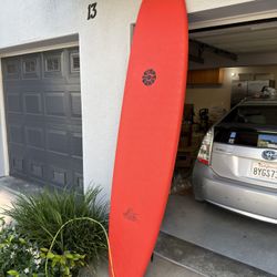 Soft Top Longboard 8’0” Surfboard – 3 Fins