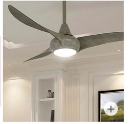 Minka-Aire Light Wave F844-DRF is a 52-inch modern indoor ceiling fan