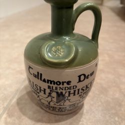 Vintage Tullamore Dew Irish Whiskey Bottle