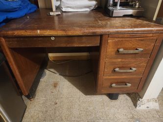 Solid Oak Desk