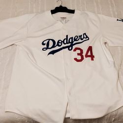LA Dodgers Fernando Valenzuela Jersey 4xl